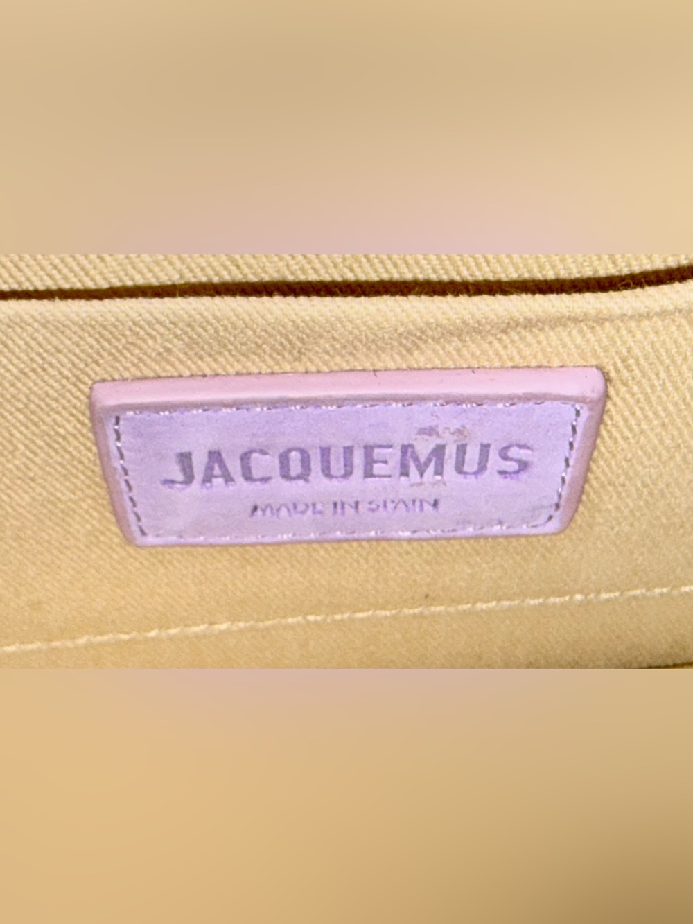 JACQUEMUS “LE SAC ROND” HANDBAG IN LAVENDER SUEDE - Picture 10 of 10